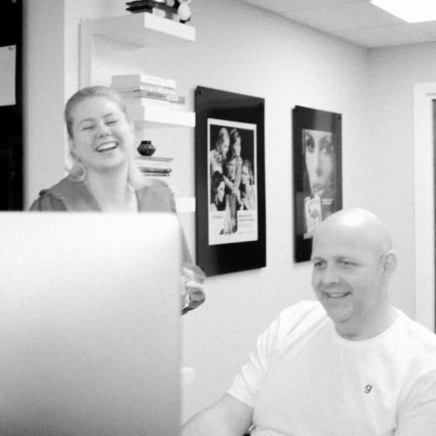 LinkedIn Ads 4 – Ashleigh & Ian Laughing