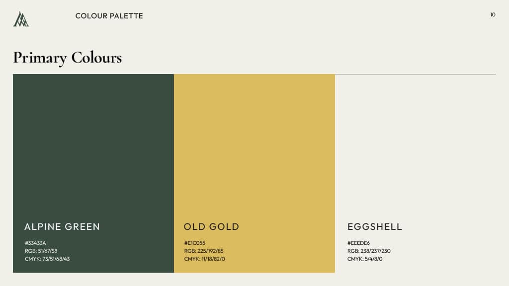 Alpine Private Wealth – 9 – Brand Guidelines – 10