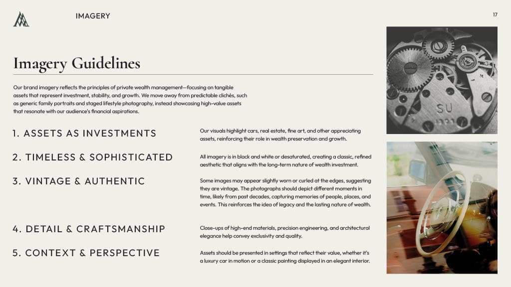 Alpine Private Wealth – 9 – Brand Guidelines – 17