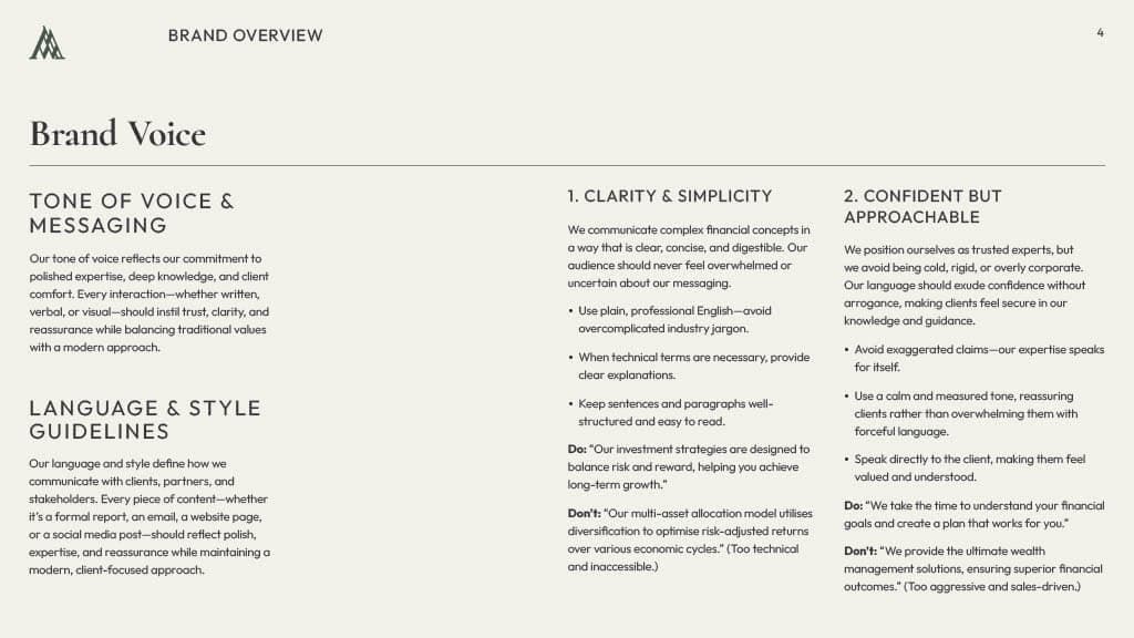 Alpine Private Wealth – 9 – Brand Guidelines – 4
